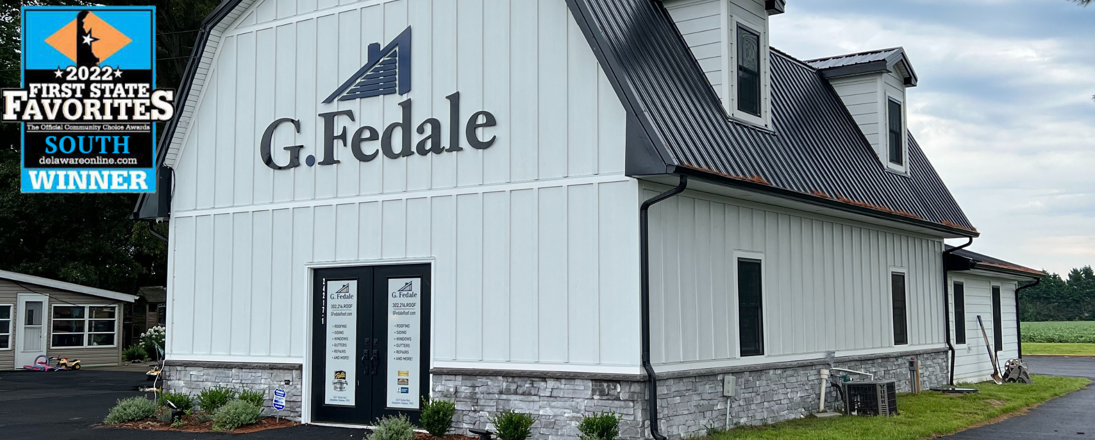 G. Fedale Roofing and Siding Wins 2022 First State Favorites South