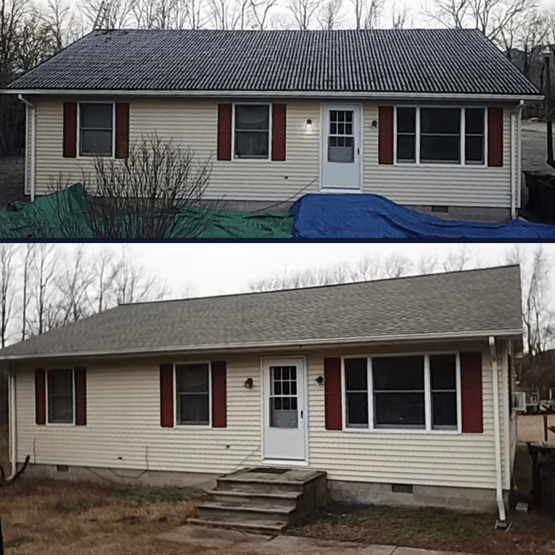 G. Fedale Roof Before and After