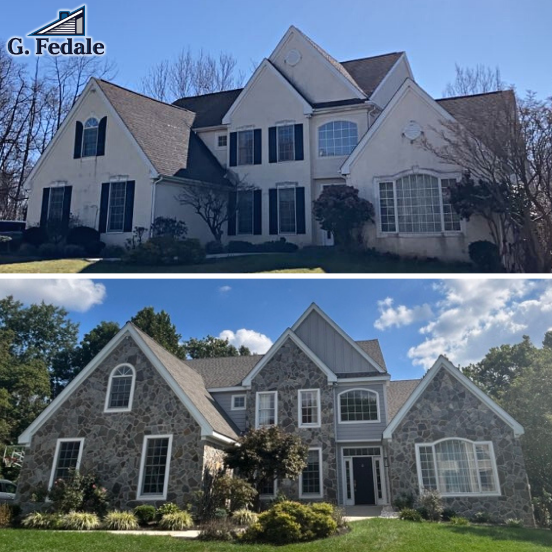 G. Fedale Stucco Masonry Before and After