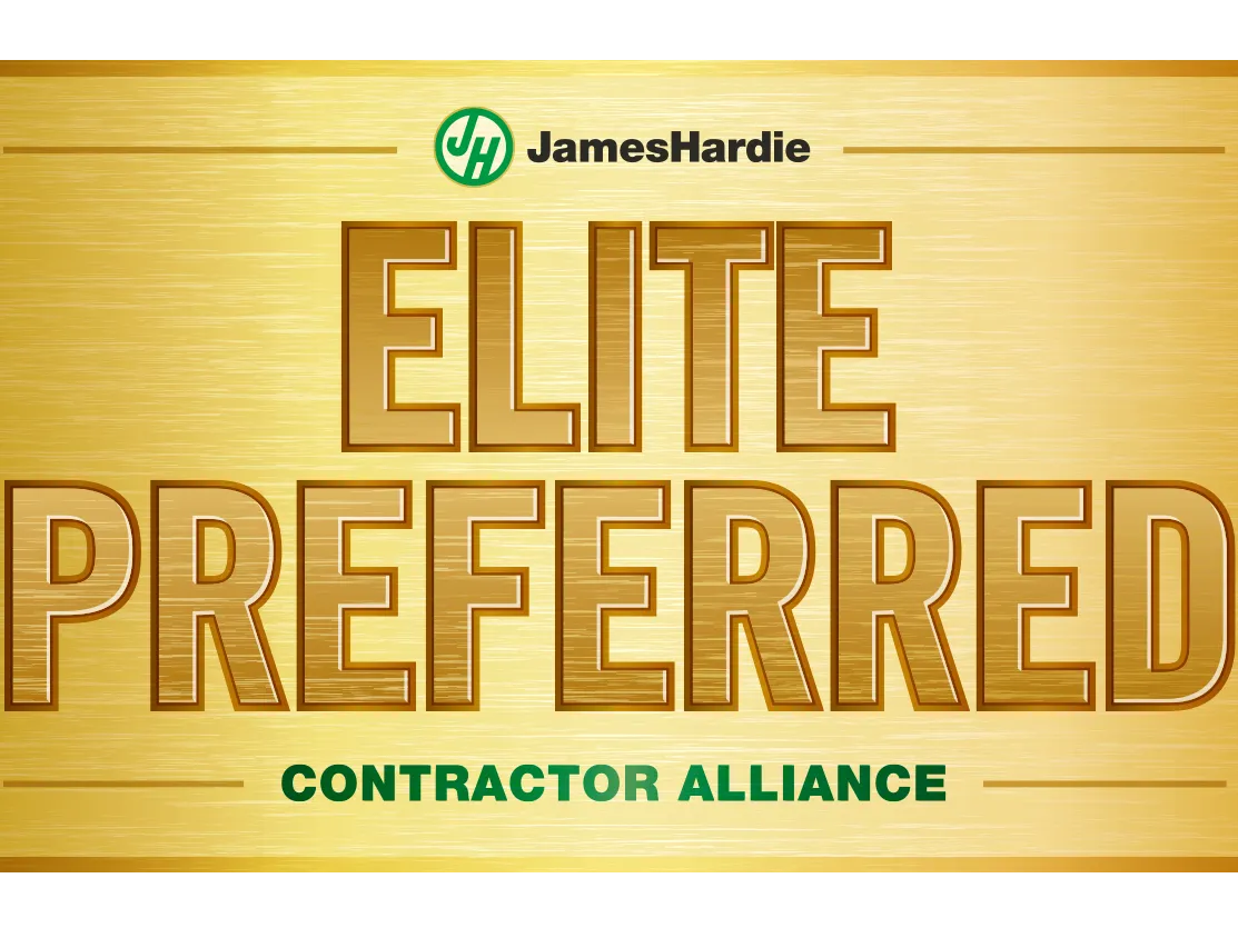 James Hardie Elite Preferred Contactor