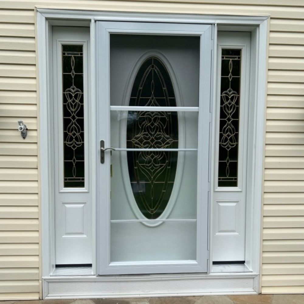 G. Fedale Installation of ProVia Heritage Fiberglass Door and Sidelights