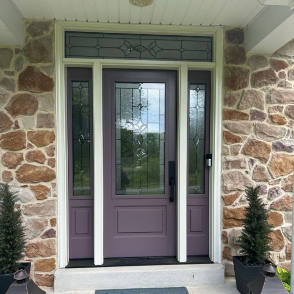 G. Fedale Installation of Provia Signet Plum Entry Door